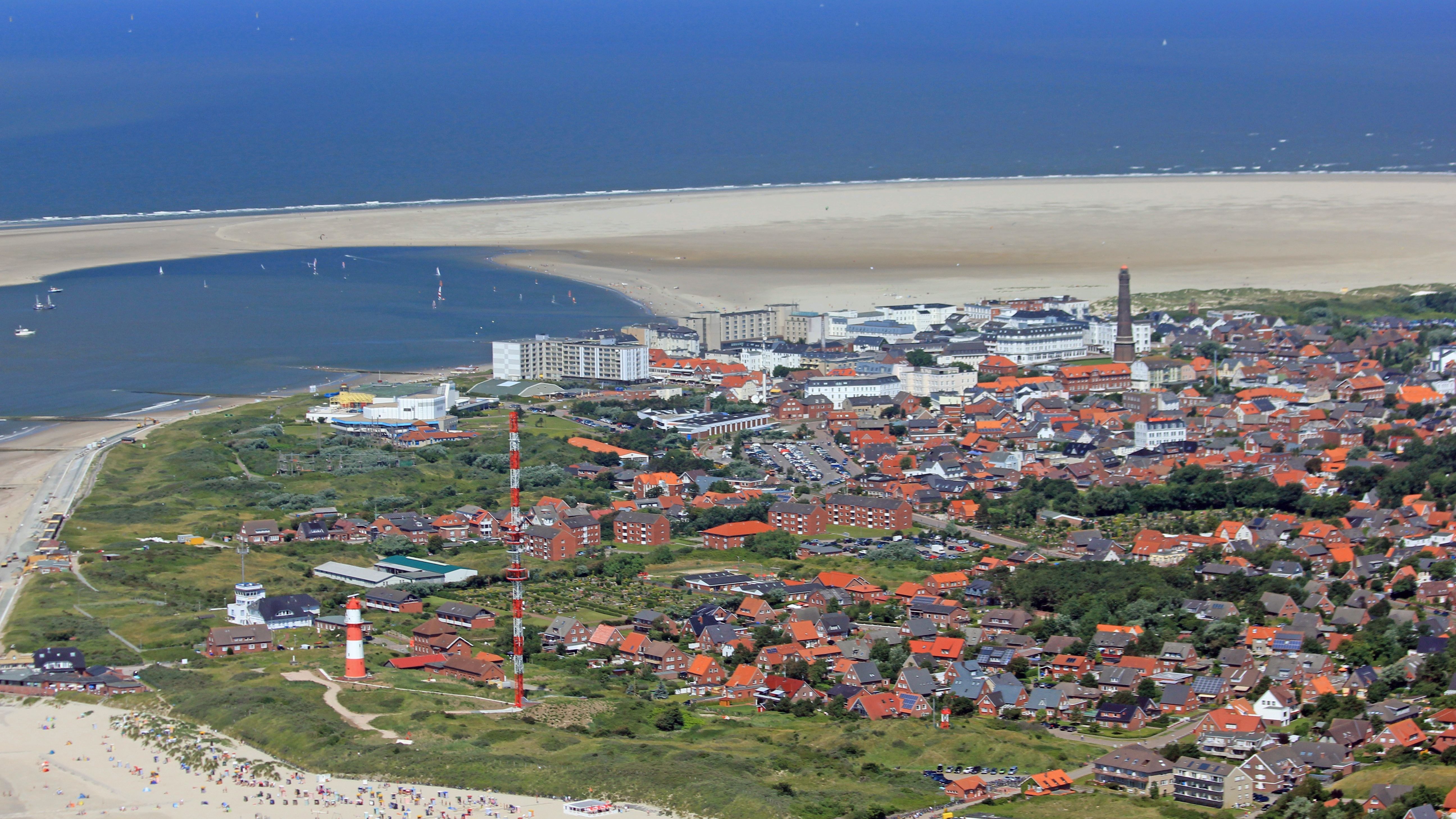 Borkum Luftaufnahme